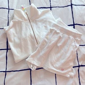 Stoney Clover x Target sweatshirt and shorts